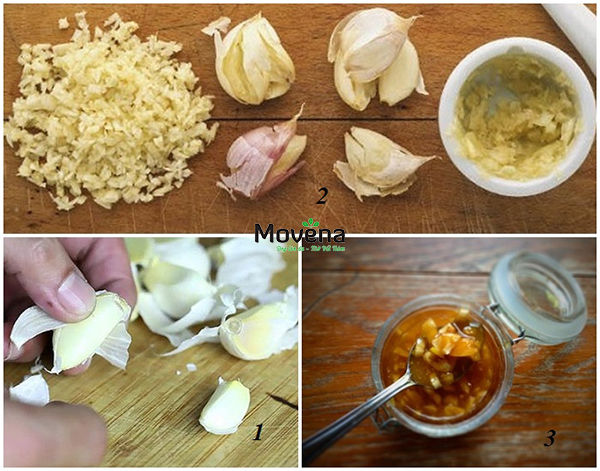 Tỏi xay nhuyễn trộn với mật ong cũng là cách trị tàn nhang cực hiệu quả Tỏi xay nhuyễn trộn với mật ong cũng là cách trị tàn nhang cực hiệu quả